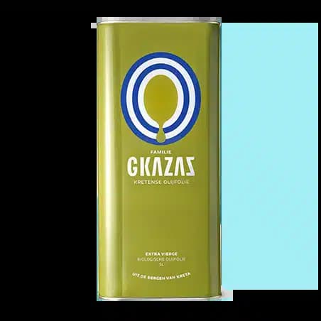 5 liter organic olive oil can