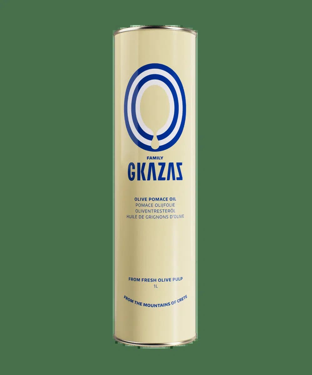 Pomace olive oil 1 liter can